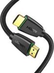 Kabel Ugreen Kabel UGREEN HDMI 2.0 Kabel HDMI 4K przy 60 Hz High SpeedEthernetem 18 Gbps HDR 3D UHD 2160P HDCP i płaszcz bawełniany ARC Pozłacane styk