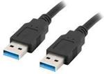 KABEL USB 3.0 LANBERG AM-AM 0,5M CZARNY CZARNY (CAUSBA30CU0005BK)