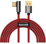 Kabel USB - USB Typ C BASEUS Legend Series 2 m Czerwony