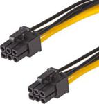 Kabel zasilający Akyga ADAPTER PCI-E 6PIN M-M (AK-CA-49)