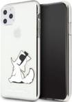Karl Lagerfeld KLHCN65CFNRC iPhone 11 Pro Max hardcase transparent Choupette Fun - Przezroczysty
