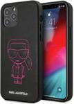 Karl Lagerfeld KLHCP12MPCUIKPI iPhone 12/12 Pro 6,1" różowy/pink hardcase Karl Ikonik Outline