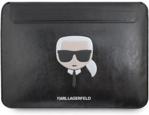 KARL LAGERFELD SLEEVE 13" CZARNY/BLACK IKONIK KARL (KLCS133KHBK)