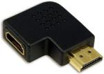 Kątowy adapter poziomy HDMI żeński - HDMI męski (AH0008)