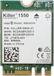 Killer Wireless-AC 1550 AC M.2 (KILLER1550X01)