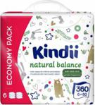 Kindii Natural Balance Chusteczki Dla Niemowląt 6X60Szt