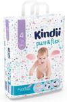 Kindii Pure&Flex Pieluchy Maxi 4 7-14Kg 64Szt