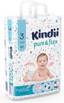 Kindii Pure&Flex Pieluchy Midi 3 4-9Kg 60Szt