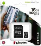 Kingston 16GB microSDHC Canvas Select Plus 100MB/s