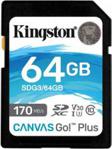 KINGSTON Canvas Go Plus microSD 64GB 170/70MB/s (SDCG364GB)