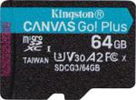 Kingston Canvas Go! Plus MicroSD 64GB (SDCG3/64GBSP)