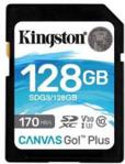 Kingston Canvas Go! Plus SDXC 128GB UHS-I U3 (170R/90W) (SDG3/128GB)