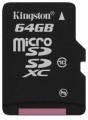 Kingston microSDXC 64GB Class 10 (SDCX10/64GBSP)