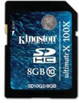 Kingston SDHC 8GB Class 10 (SD10G2/8GB)