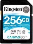 Kingston SDXC Canvas Go 256GB Class10 U3 V30 (SDG256GB)