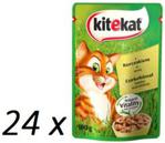 kitekat saszetki dla kota, z kurczakiem w sosie 24x100g