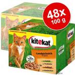 Kitekat saszetki w galarecie Mieszanka w galarecie 48x100g