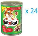 Kitekat Wołowina 24x400g