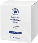 Kompresy włókninowe jałowe 5 cm x 5 cm 25 szt x 2 (Apteczka ABC)