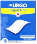 LABORATORIA POLFA ŁÓDŹ URGO URGOSTERILE SAMOPRZYLEPNE OPATRUNKI STERYLNE 15CMX9CM (10 SZTUK)