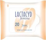 Lactacyd Femina Chusteczki do higieny intymnej 20 szt.