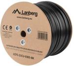 LANBERG KABEL FTP LANBERG KAT. 5E 305M DRUT OUTDOOR CU CZARNY (LCF521CU0305BK)