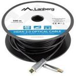 LANBERG KABEL HDMI M/M V2.0 100 CZARNY CA-HDMI-20FB-1000-BK