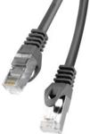 LANBERG Kabel sieciowy LAN RJ45 - RJ45 15m Czarny