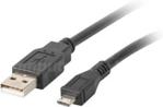 Lanberg micro USB 0.5m czarny (CAUSBM10CC0005BK)