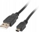 Lanberg mini USB 1.8m czarny (CAUSBK10CC0018BK)