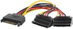 Lanberg Molex Sata M/F 15cm (CASASA10CU0015)