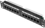 Lanberg Patch Panel 12 Port 1U 10 cali kat. 6 Czarny (PPU69012B)