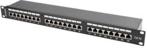 Lanberg Patch panel 24 port 1U Cat.5e Ekranowany Czarny (PPS5-1024-B)