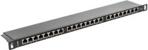 Lanberg Patch panel 24port 0.5U CAT.6 Ekranowany Czarny (PPS6-0024-B)