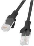 Lanberg Patchcord nieekranowany cat.5e 0,25m Czarny (PCU510CC0025BK)