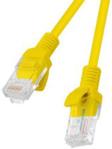 Lanberg Patchcord nieekranowany cat.6 0,25m Żółty (PCU610CC0025Y)