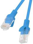 Lanberg Patchcord nieekranowany cat.6 0,5m Niebieski (PCU610CC0050B)