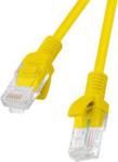 Lanberg RJ-45/RJ-45 kat.5e Żółty 0.5m (PCF5-10CC-0050-Y)