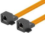 Lanberg Rj45 Kat.5E 17cm Czarno Żółty (ADS-RJ45-RJ45-245)