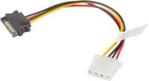 Lanberg Sata Molex M/F 15cm (CASAHD10CU0015)