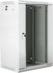 Lanberg szafa instalacyjna wisząca 19'' 18U 600x450mm Szara Drzwi Szklane (WF01-6418-10S)