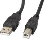 Lanberg USB-B 1.8m czarny (CAUSBA11CC0018BK)