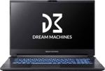 Laptop DREAMMACHINES G1650Ti-17PL58 17,3"/i7/16GB/1TB/NoOS (G1650TI17PL58)