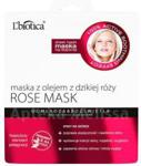 LBIOTICA ROSE MASK Maska z olejem z dzikiej róży 1szt