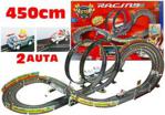 Leantoys Tor Samochodowy + 2 Auta Mario Rc 452Cm 20Km/H