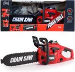 Lena Norimpex Piła Łańcuchowa Chain Saw Czerwono-Czarna No-1001710 - Zabawka