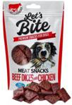 Let'S Bite Meat Snacks Beef Dices&Chicken 80G