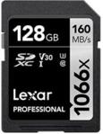 Lexar 128GB 1066x Professional SDXC UHS-1 U3 V30 (LSD1066128GBNNNG)