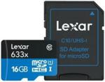 Lexar microSDHC 16GB X633 (LSDMI16GBBEU633A)