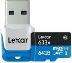 Lexar microSDXC 64GB 633x Class 10 UHS-I (LSDMI64GBBEU633R)